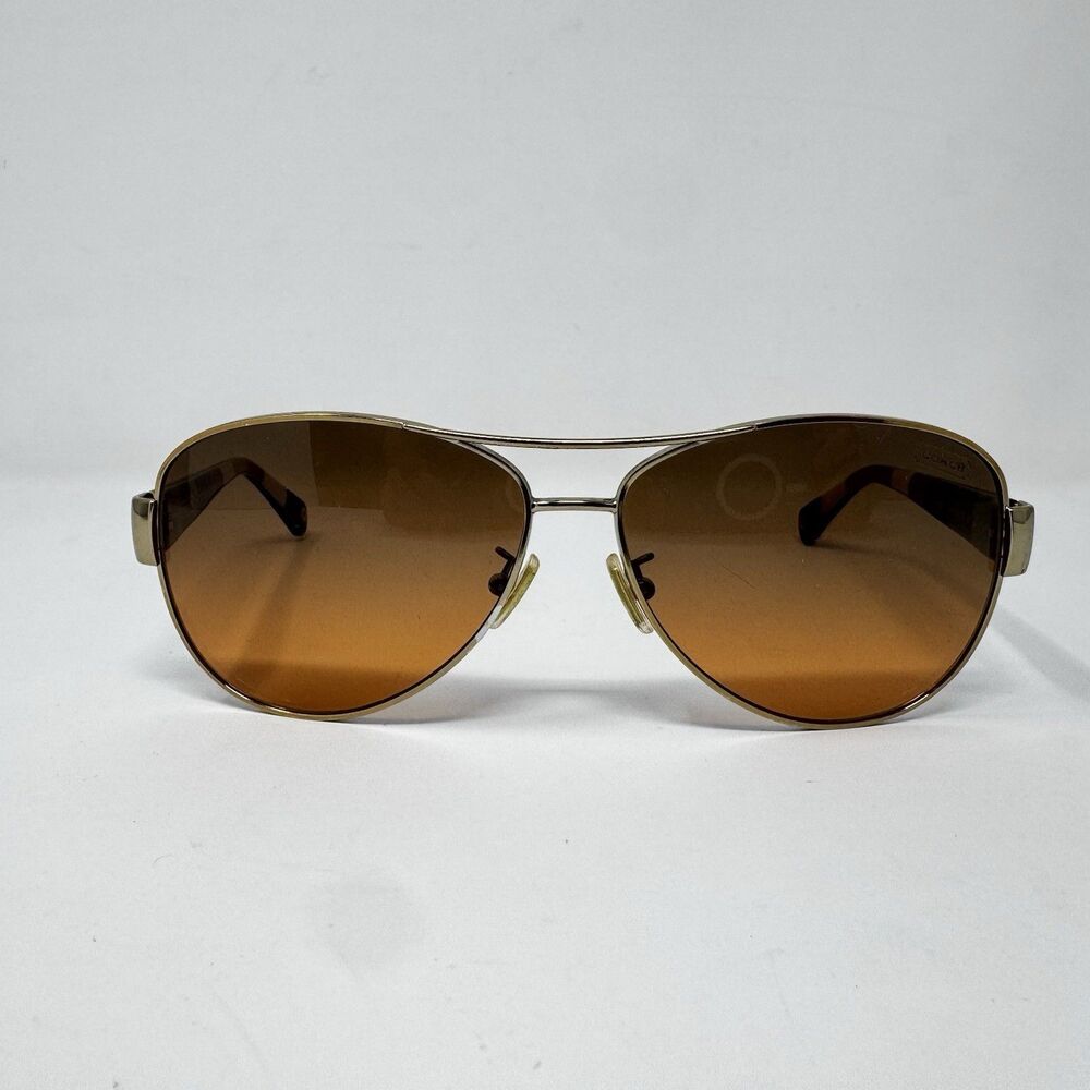 Coach Kristina HC7003 L012 90I2I95 Gold Orange Sunglasses 59-13-135